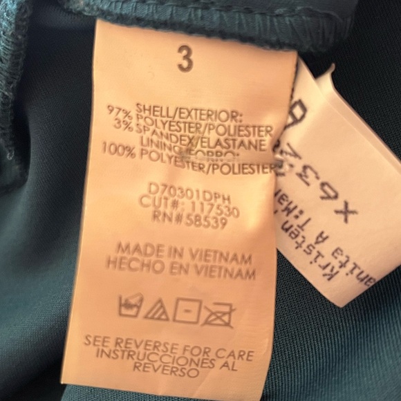 Speechless Jade Green Fit & Flare With Lace Detail Party Skater Dress Size 3 - Picture 6 of 7